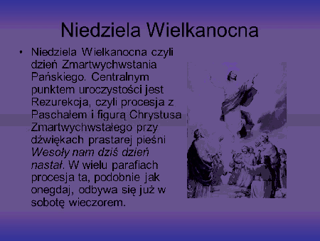 Informacje na temat Niedzieli Wielkanocnej